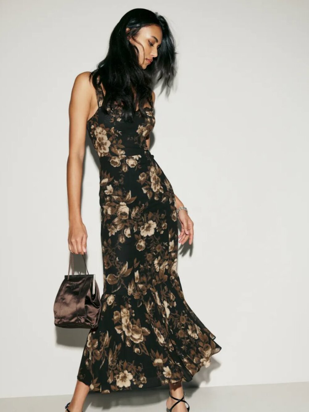 Reformation Irisa Dress Black - Size 0
